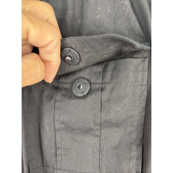 Loft Ann Taylor Woman's Sz 2 Dress Black Hidden Snaps Career Professional - Picture 3 of 9